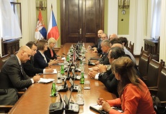 21 September 2015 The National Assembly Speaker in meeting with the Chairman of the Czech Parliamentary Committee on Foreign Affairs 